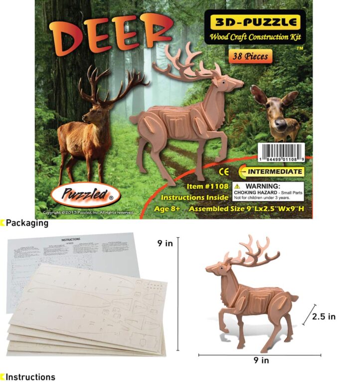 Deer - 3D Puzzles - Image 4