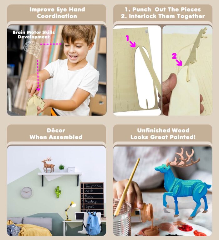 Deer - 3D Puzzles - Image 5