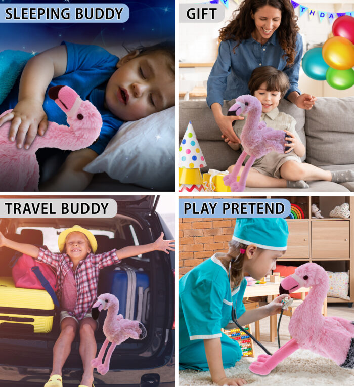 Pink Flamingo - Super-Soft Plush - Image 4