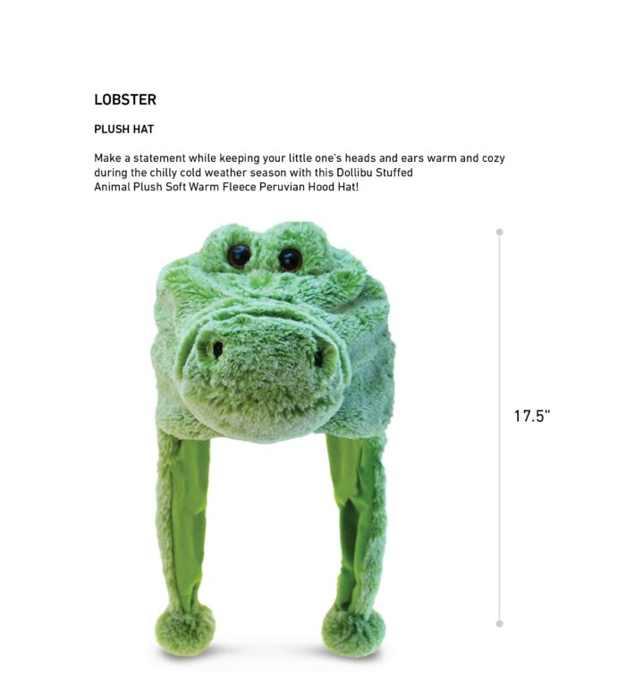 Alligator - Super-Soft Plush Hat - Image 2