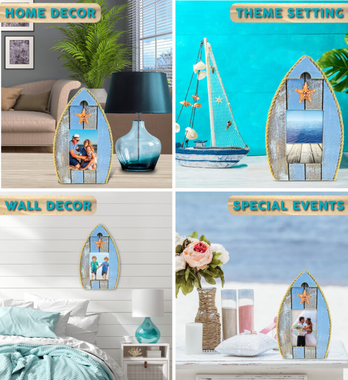 Pacific Boat Frame 3 Inchx4 Inch - Nautical Decor - Image 3