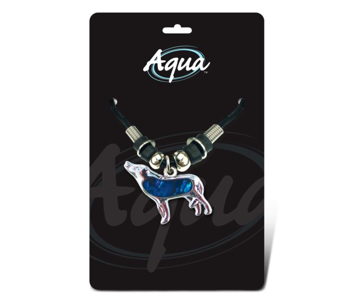 Necklace Wild Style Chain 18 Inch - Wolf - Aqua Jewelry - Image 2