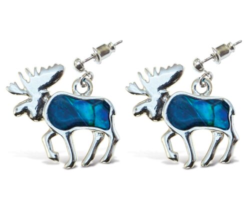 Dangle Post Metal Bullet Moose