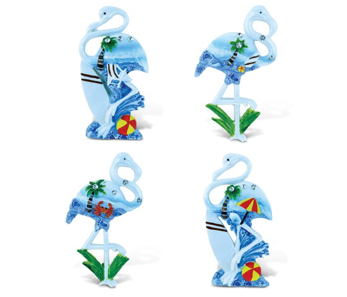Flamingo - Blue Sand Magnets