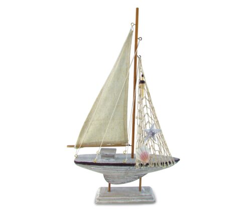 nautical-decorbrown-sailboat