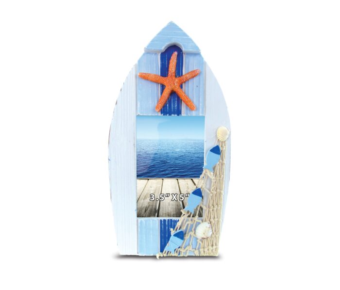 nautical-decor-light-blue-stripes-boat-frame