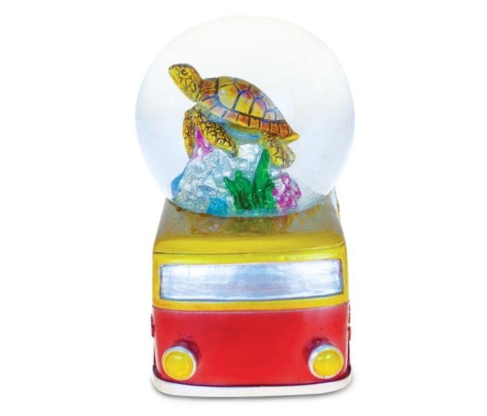 Van With Sea Turtle (65Mm) - Nautical Decor Snow Globe - Image 2