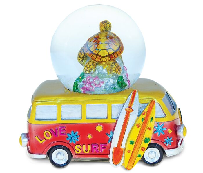 Van With Sea Turtle (65Mm) - Nautical Decor Snow Globe - Image 5