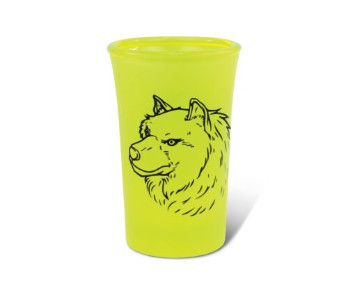 yellow-neon-tall-shot-glass-wolf