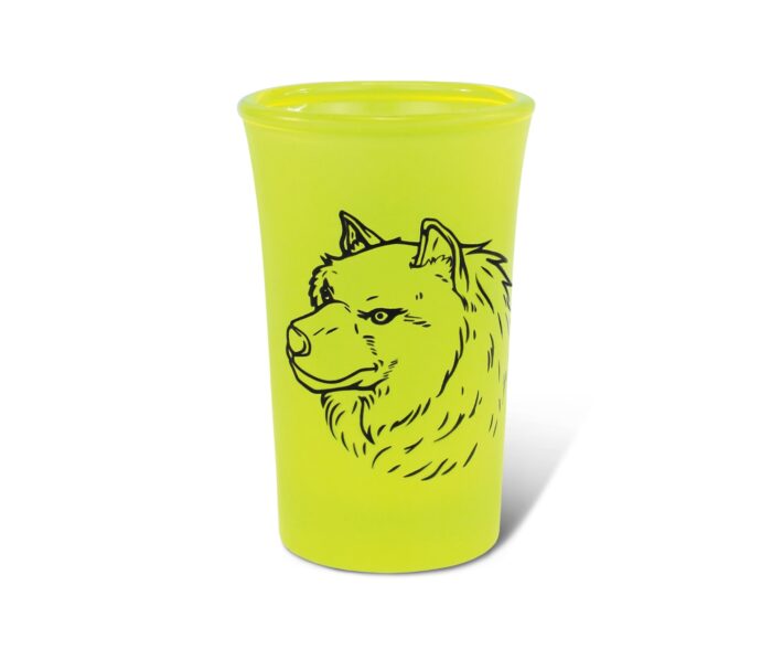 yellow-neon-tall-shot-glass-wolf