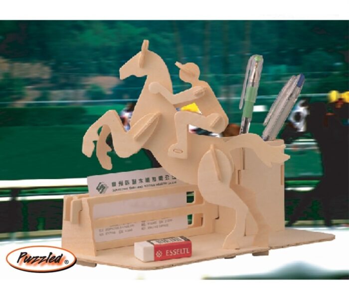 Horse Riding Pen Holder - 3D Puzzles