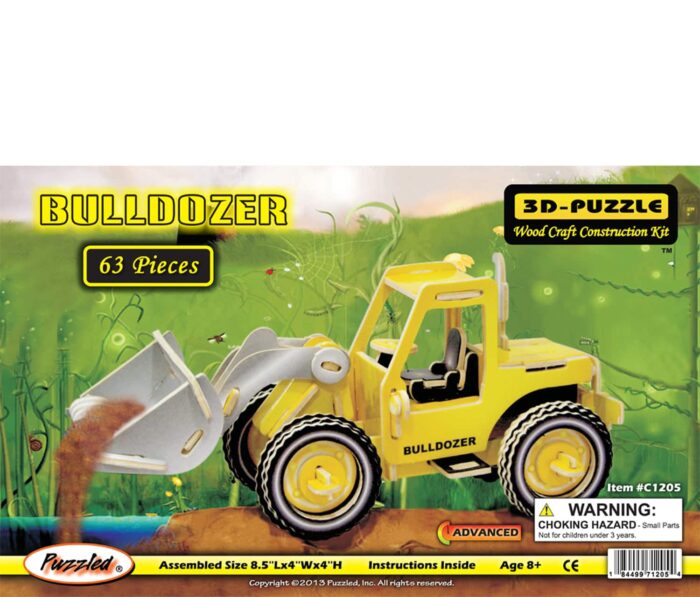 Bulldozer - Illuminated 3D Puzzles
