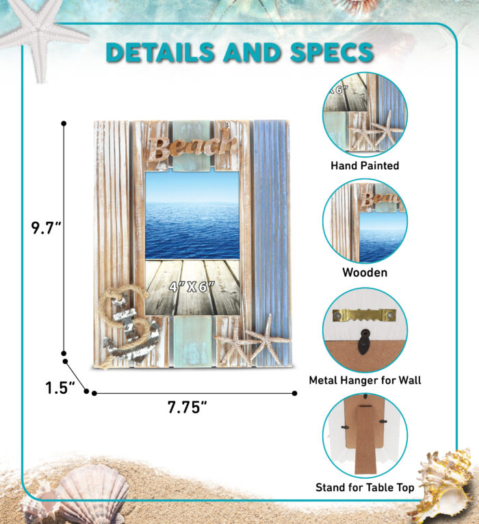 Aquarius Photo Frame - Nautical Decor - Image 2