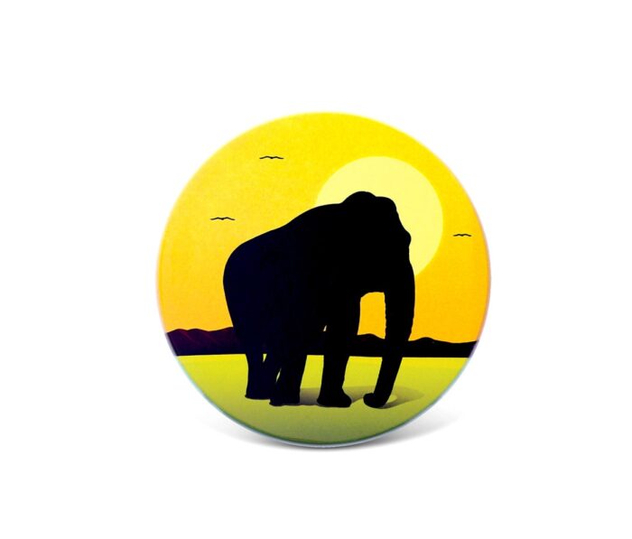 Elephant - Ceramic Coaster