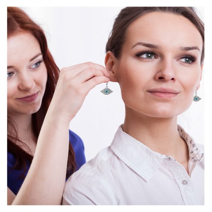 Evil Eye - Sparkling Earrings - Image 8