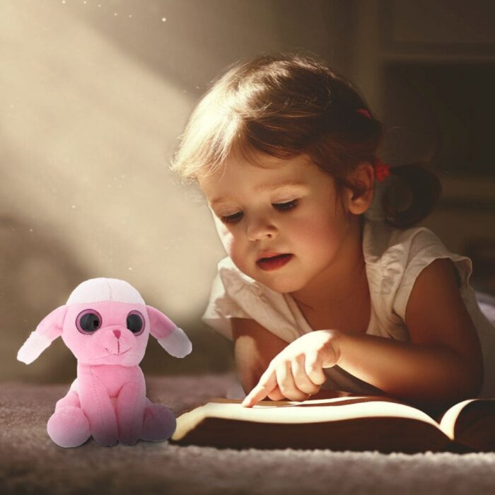 Small Pink Poodle Dog - Sparkle Eyes Plush - Image 6