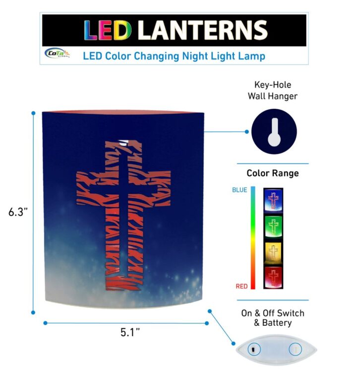 Cross - LED Lantern - Image 3