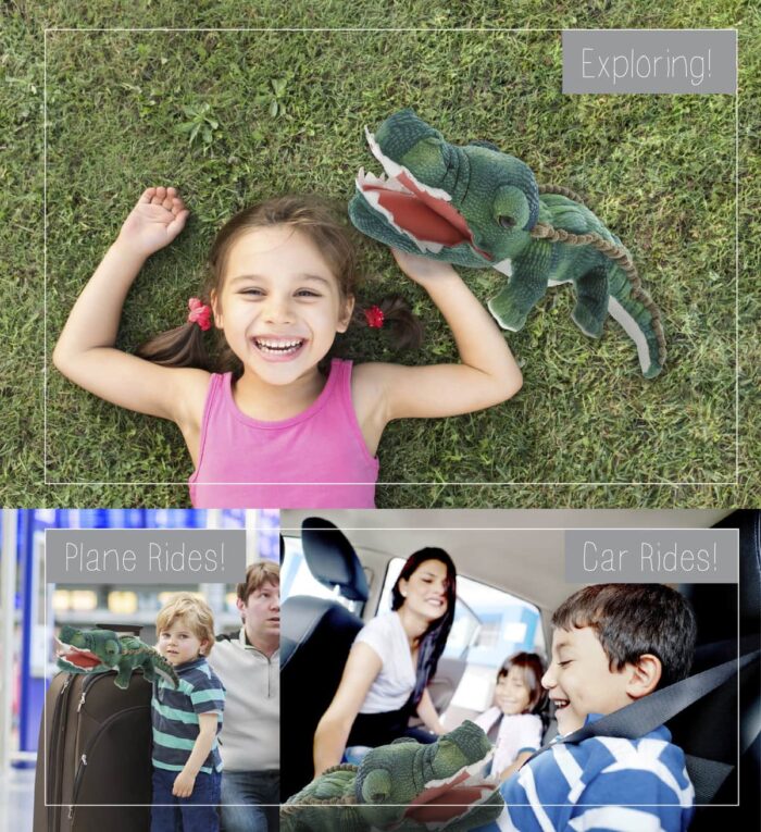 24" Green Alligator - Wild Collection Plush - Image 4