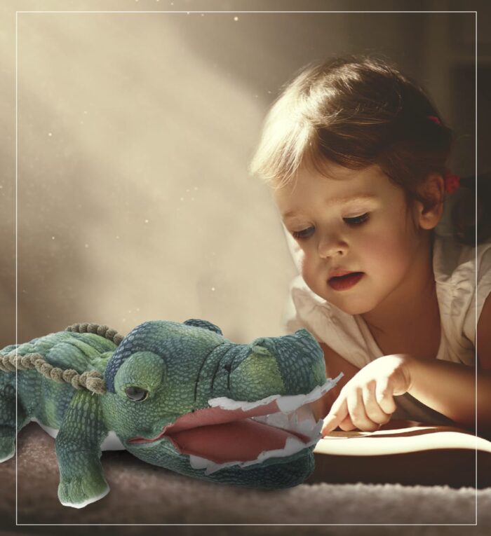 24" Green Alligator - Wild Collection Plush - Image 6