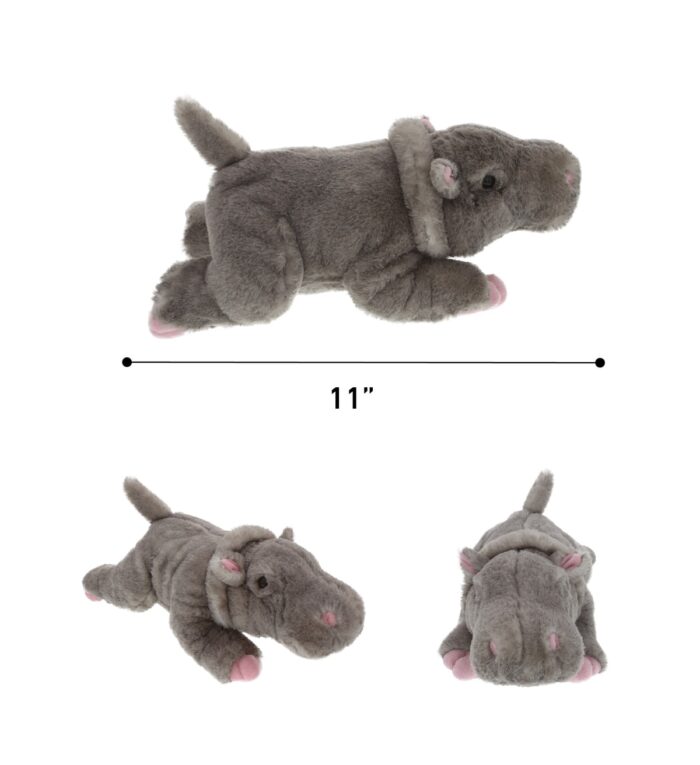 11" Hippo - Wild Collection Plush - Image 3