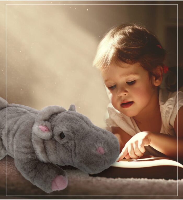 13" Hippo - Wild Collection Plush - Image 6