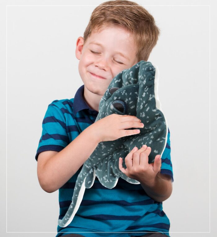 18.5" Spotted Grey Ray - Wild Collection Plush - Image 7
