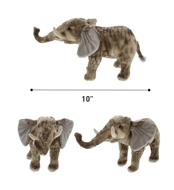 10" Elephant - Wild Collection Plush - Image 3