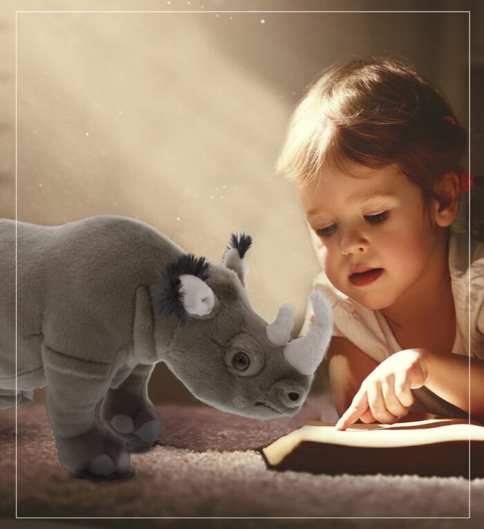 16" Rhino - Wild Collection Plush - Image 6