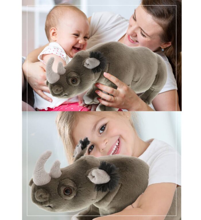 16" Rhino - Wild Collection Plush - Image 8