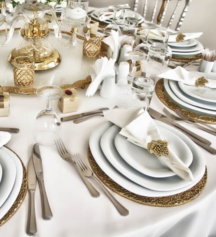 Set Of 6 - Grapes - Gold Napkin Ring - Image 5