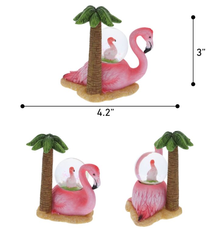 Flamingo (45Mm) - Snow Globe - Image 2