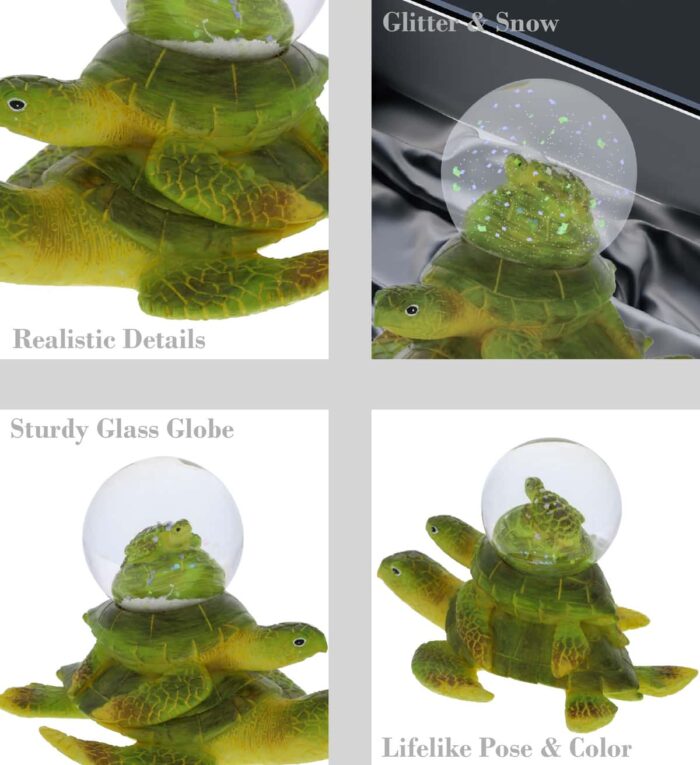 Sea Turtle Stack (45Mm) - Snow Globe - Image 3