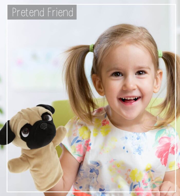 Pug Dog - Plush Hand Puppet - Image 6
