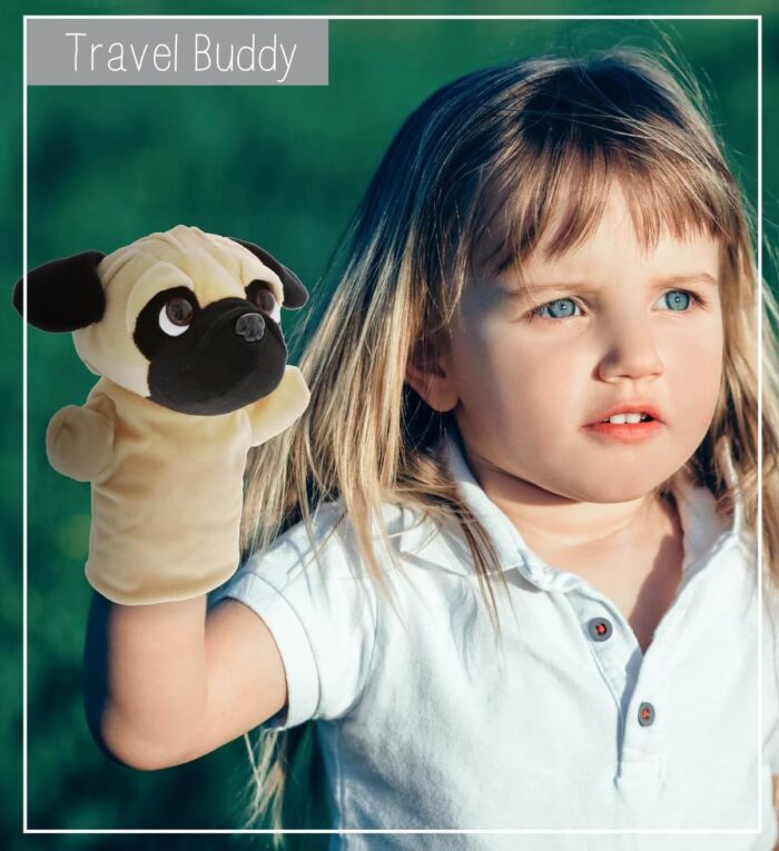 Pug Dog - Plush Hand Puppet - Image 7