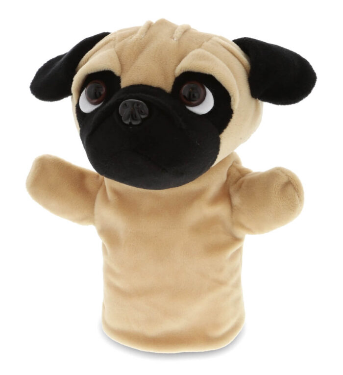 Pug Dog - Plush Hand Puppet