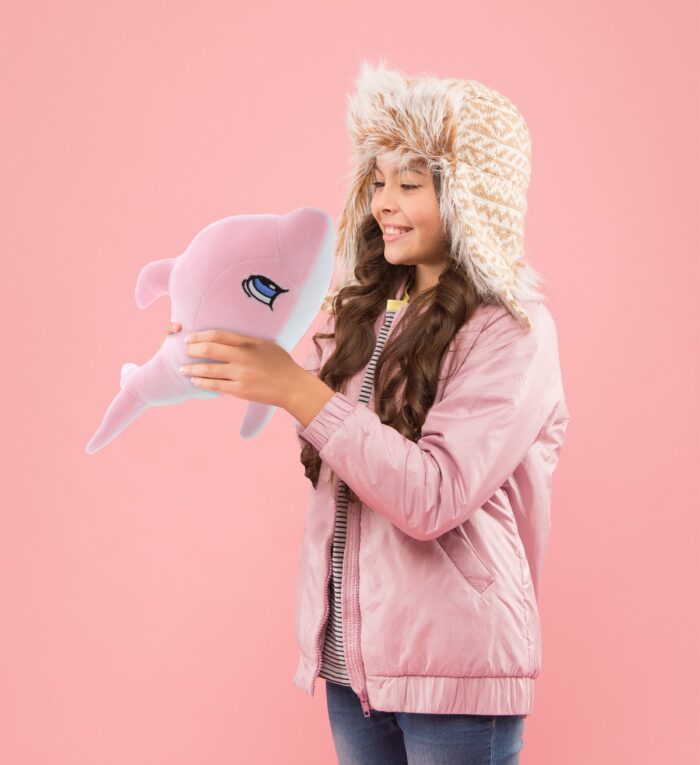 Pink Dolphin - Baby Soft Plush - Image 4