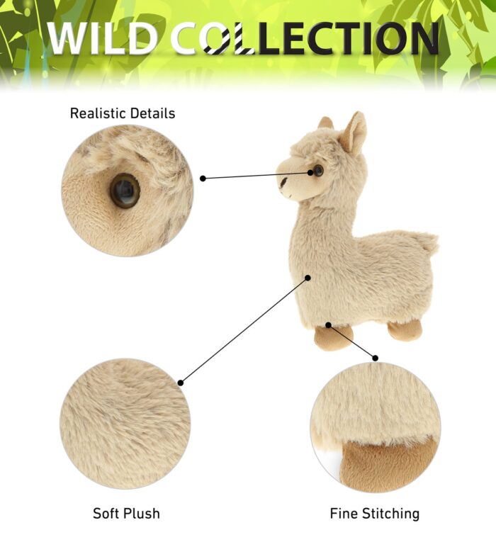 Llama - Beige - Super-Soft Plush - Image 2