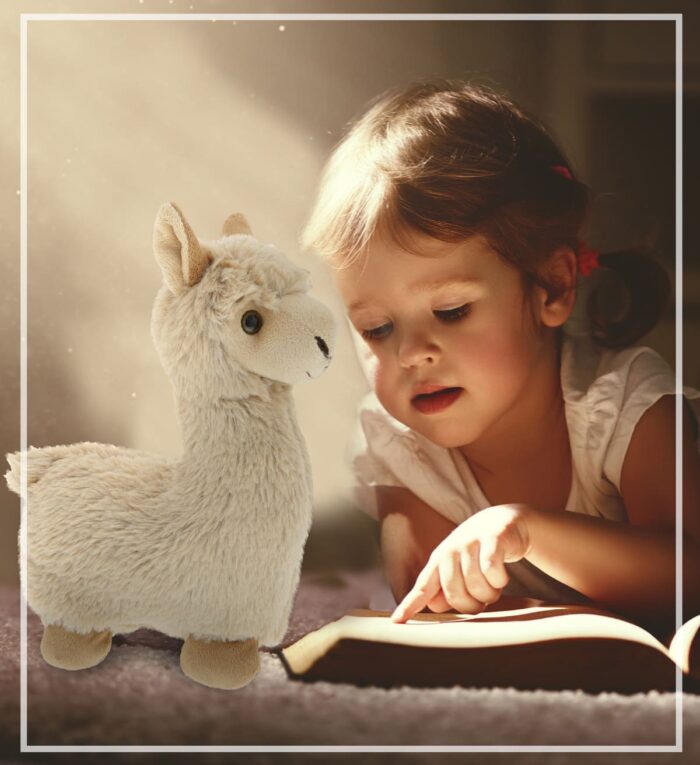 Llama - Beige - Super-Soft Plush - Image 6