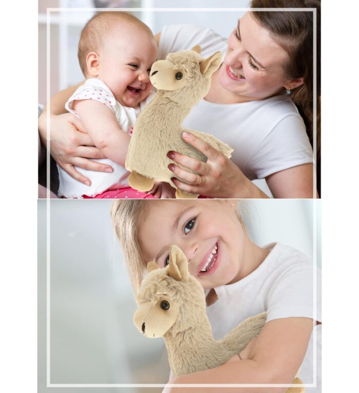 Llama - Beige - Super-Soft Plush - Image 8