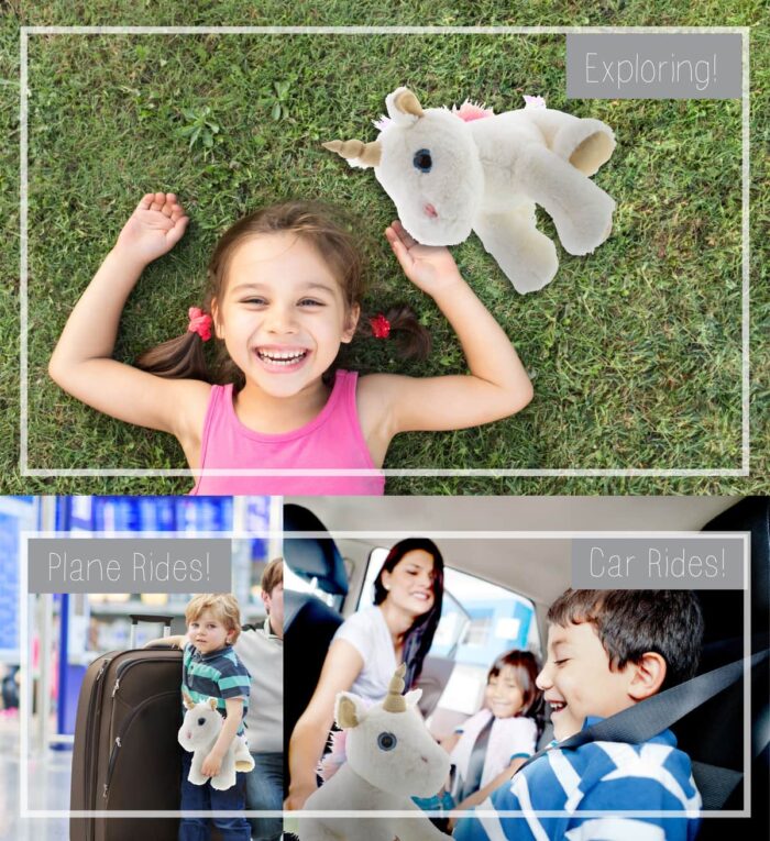 White & Gold Unicorn - Super-Soft Plush - Image 4