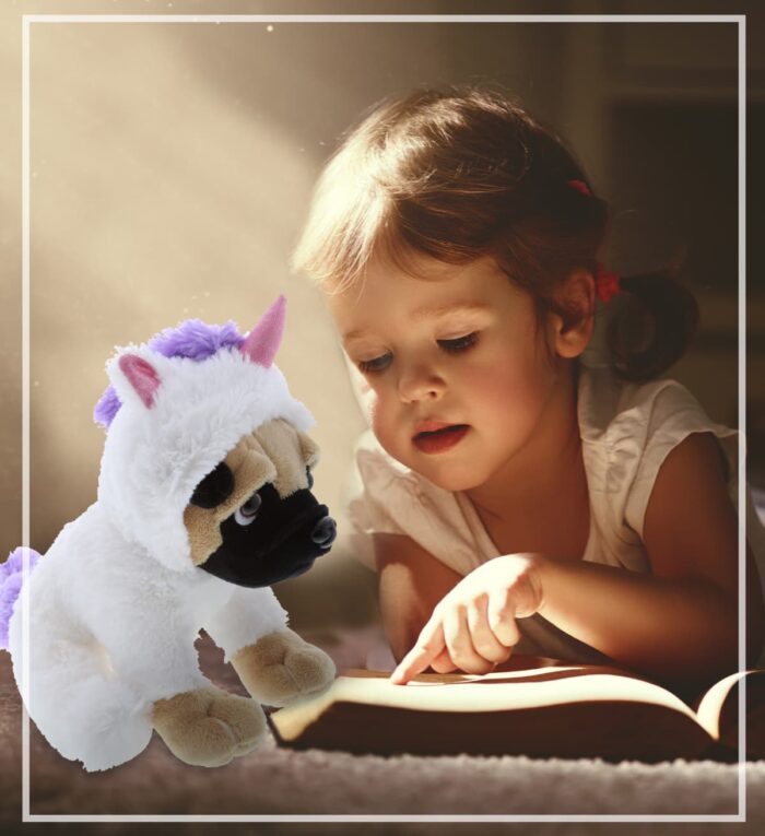 Pug Dog Unicorn - Super-Soft Plush - Image 6
