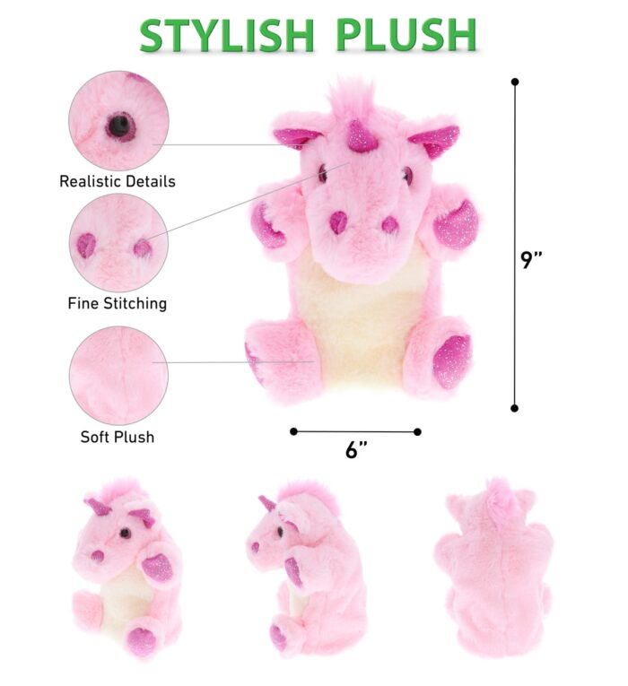 Unicorn - Super Soft Plush Hand Puppet - Image 3