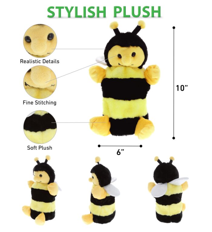 Honeybee - Super Soft Plush Hand Puppet - Image 3