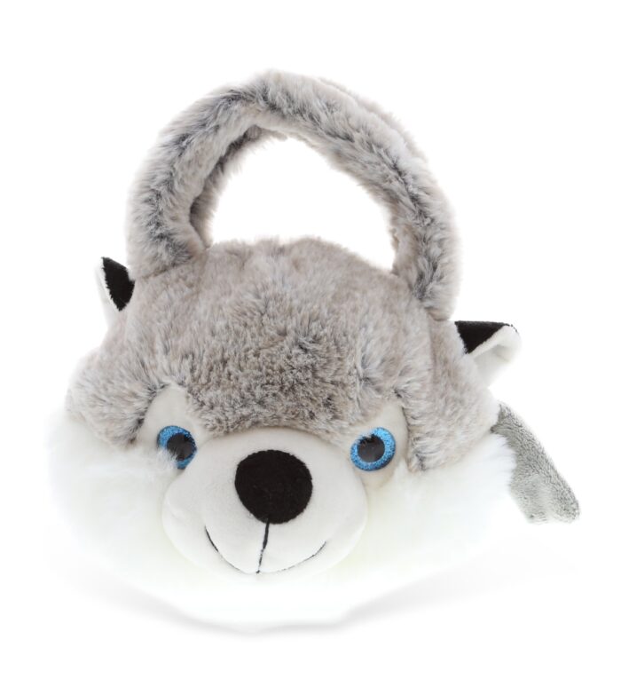 Husky - Super-Soft Plush Hand Bag