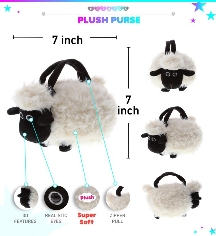 Black Nose Sheep - Super-Soft Plush Hand Bag - Image 2