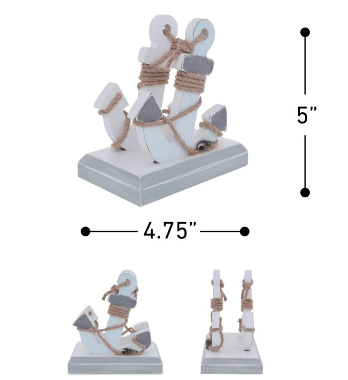Moonlight Anchor Napkin Holder - Nautical Decor - Image 2