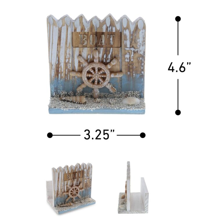 Coastal Horizon Napkin Holder - Nautical Decor - Image 2
