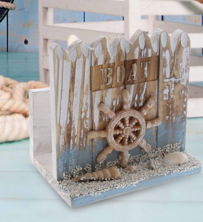Coastal Horizon Napkin Holder - Nautical Decor - Image 6