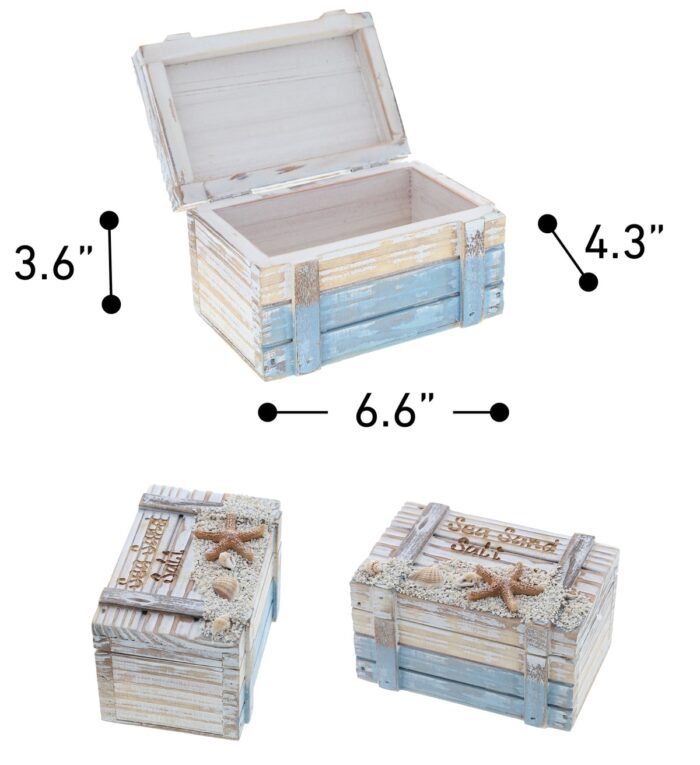 Coastal Horizon Jewelry Box - Nautical Decor - Image 2