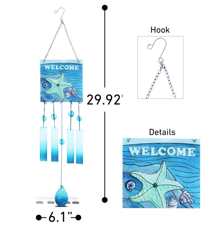 Square Shells - Wind Chime - Image 2